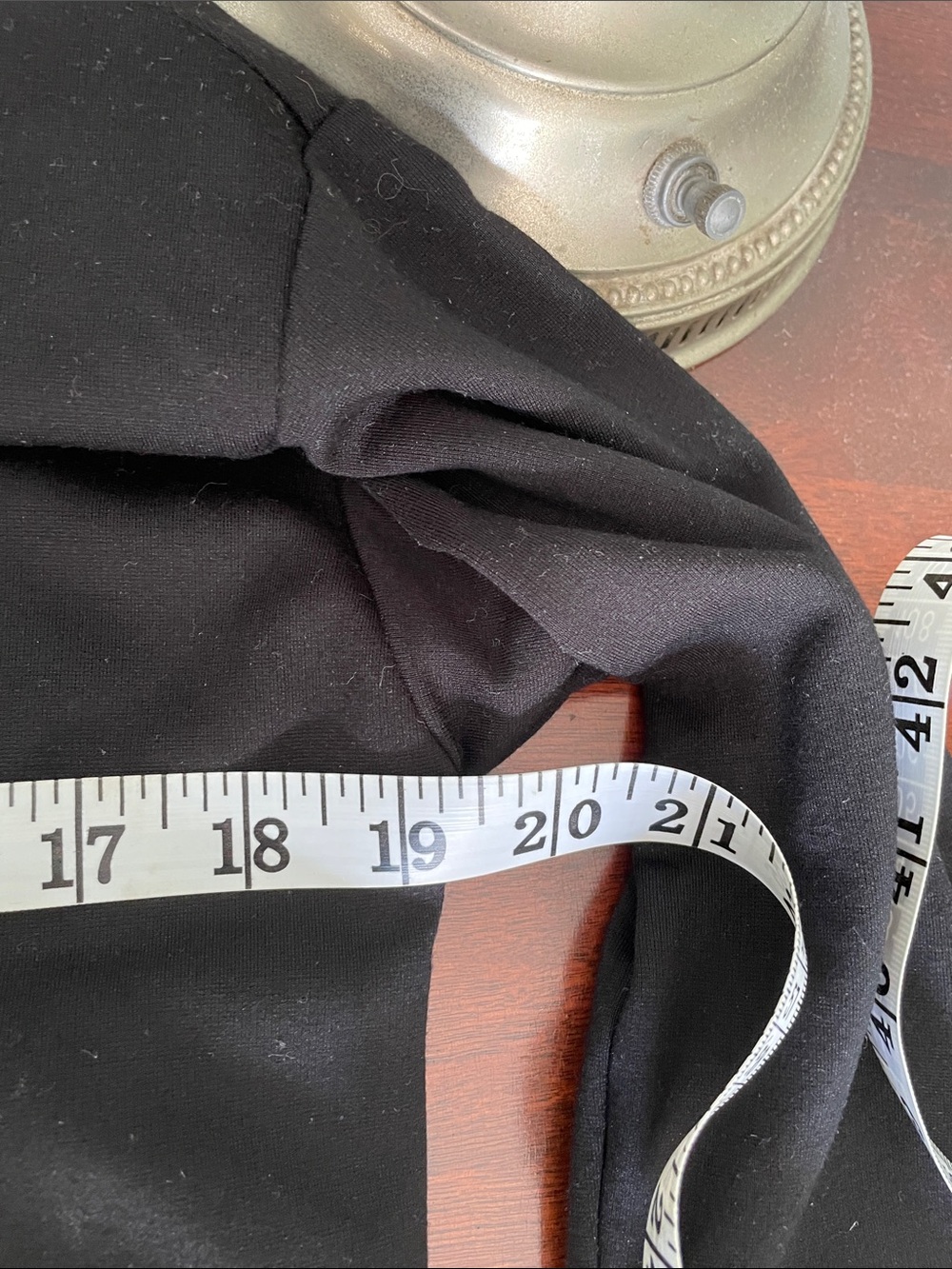 Ann Taylor Black Layered-Look Top with White Hem Detail Size: Small - Picture 6 of 6